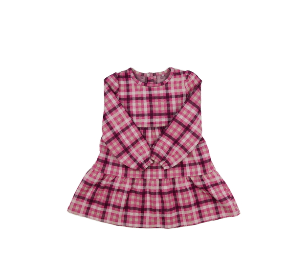 Růžové kostkované šaty George