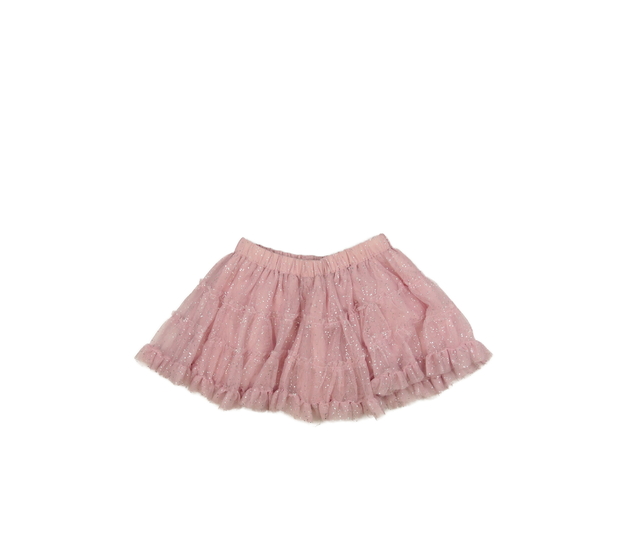 Růžová bohatá tylová sukně George
