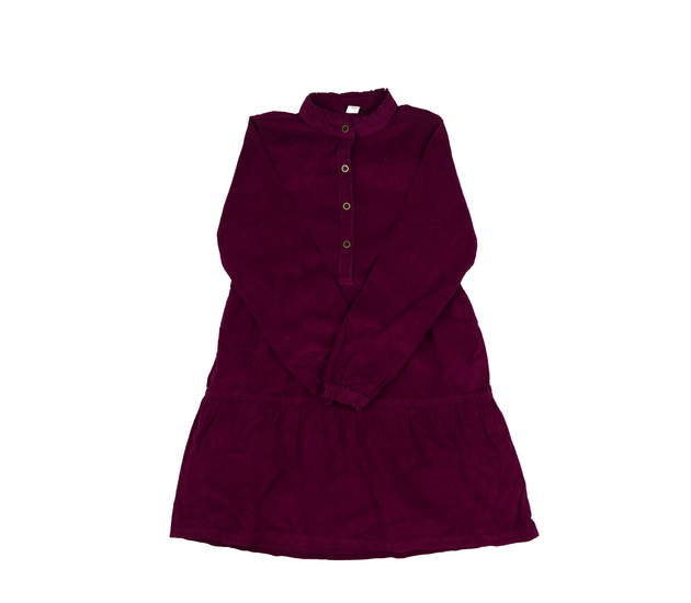 Fialové manšestrové šaty Tu 