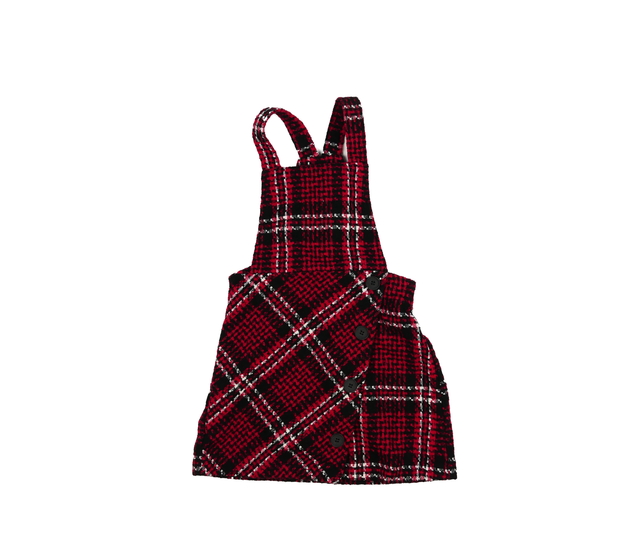 Červené vzorované šaty