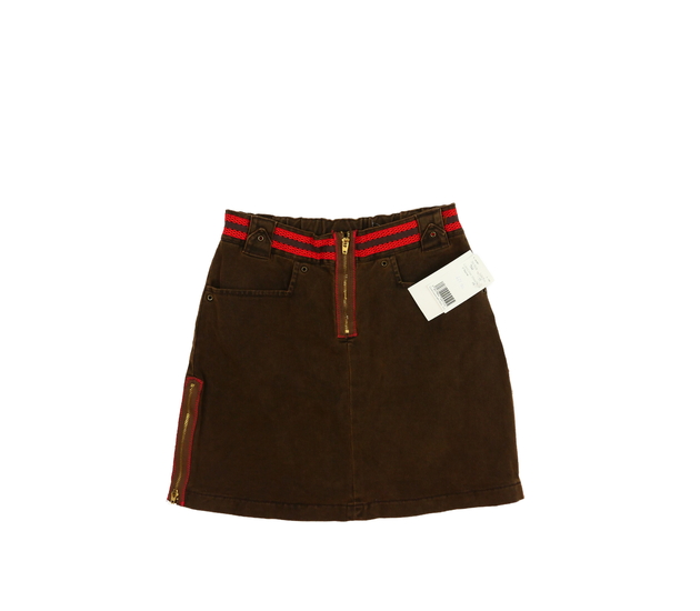 Nová tmavě hnědá riflová sukně Mayoral 