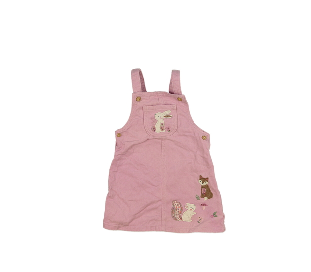 Růžové riflové šaty se zvířátky F&F