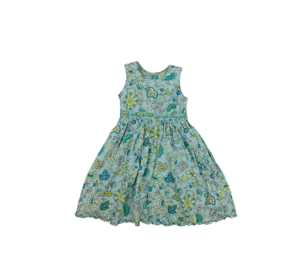 Modré vzdušné společenské šaty s květinami M&S