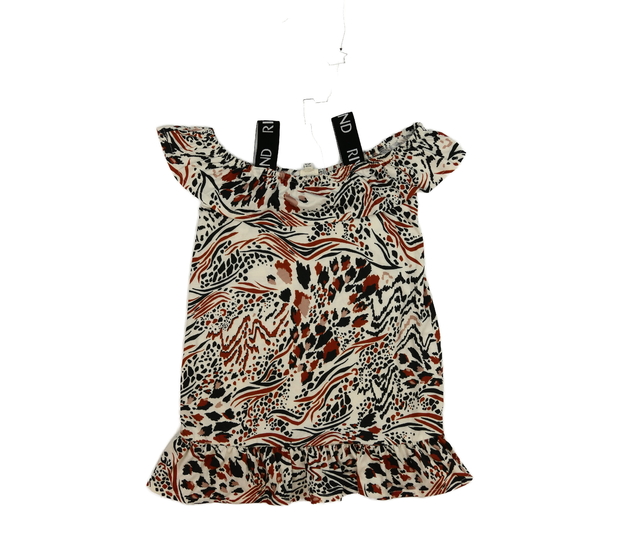 Krémové zdobné šaty River Island 