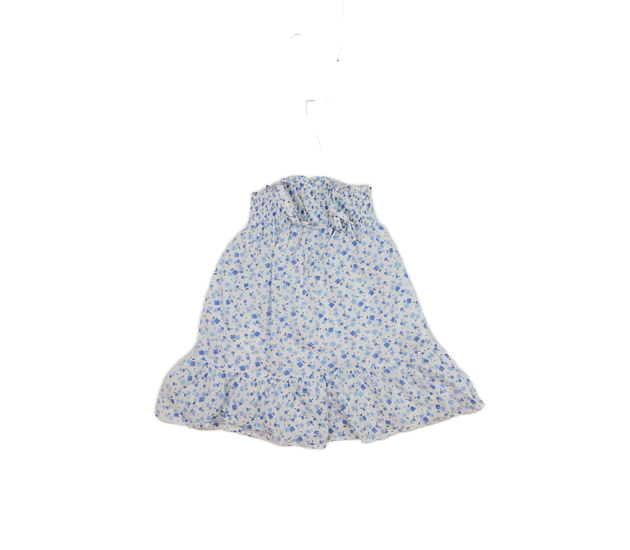 Bílé šaty s modrými květinami Primark