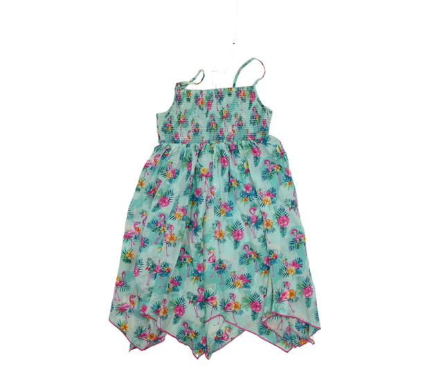 Modré vzdušné šaty s plameňáky Monsoon 