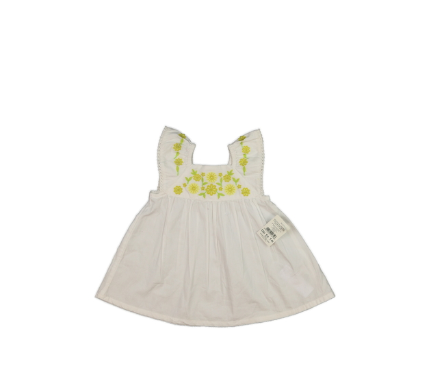 Nové bílé společenské šaty s květinami Nutmeg 