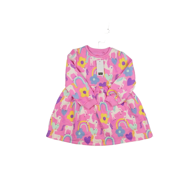 Nové růžové mikinové šaty s jednorožci F&F