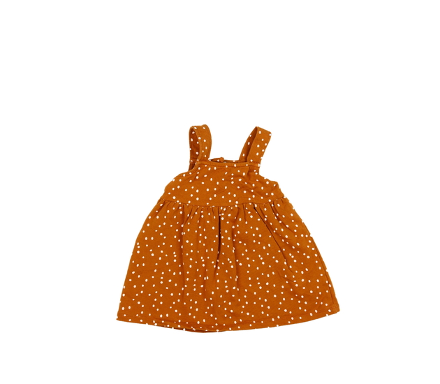 Hnědé šaty s kolečky Nutmeg 