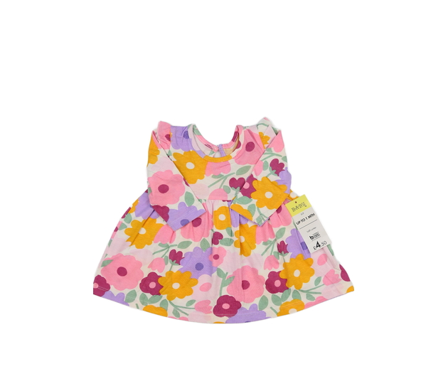 Nové světlé květinové šaty