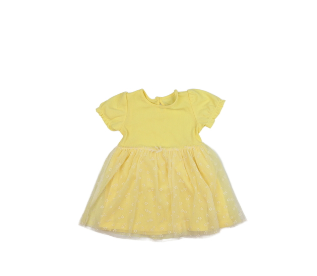 Žluté zdobné bohaté šaty 