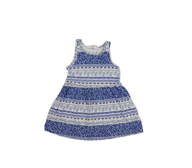 Modré vzorované letní šaty H&M