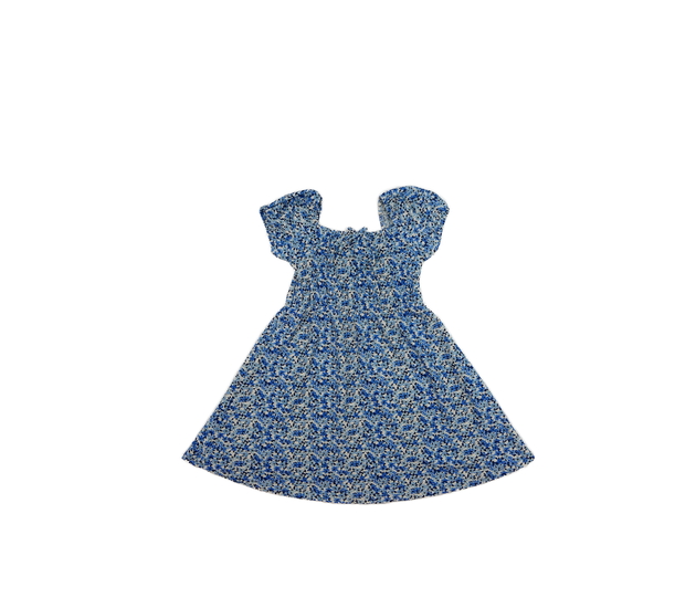 Letní šaty s modrými květinami Primark 