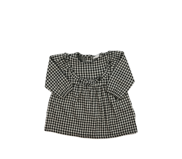 Kostkované teplejší šaty s volánky F&F