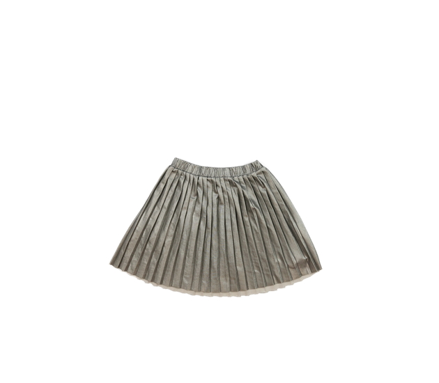 Stříbrná nabíraná sukně Zara