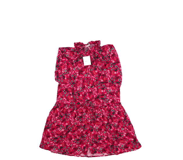 Nové společenské vzdušné červené šaty Next