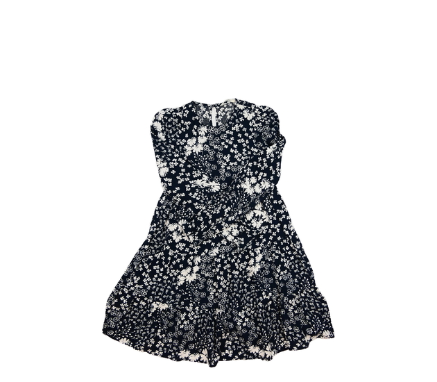 Tmavě modré vzdušné společenské šaty George