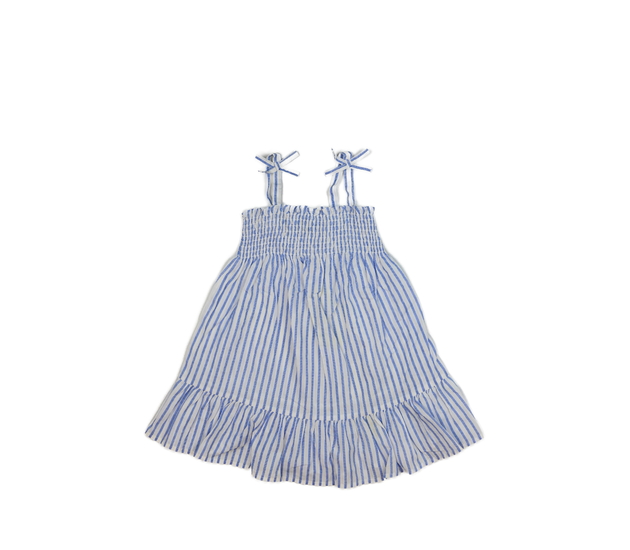 Bílo-modré pruhované letní šaty Primark 