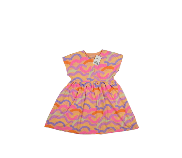 Nové oranžové šaty s barevnými obloučky Next