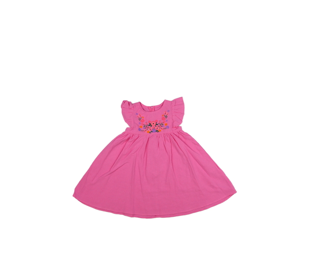 Růžové květinové šaty 