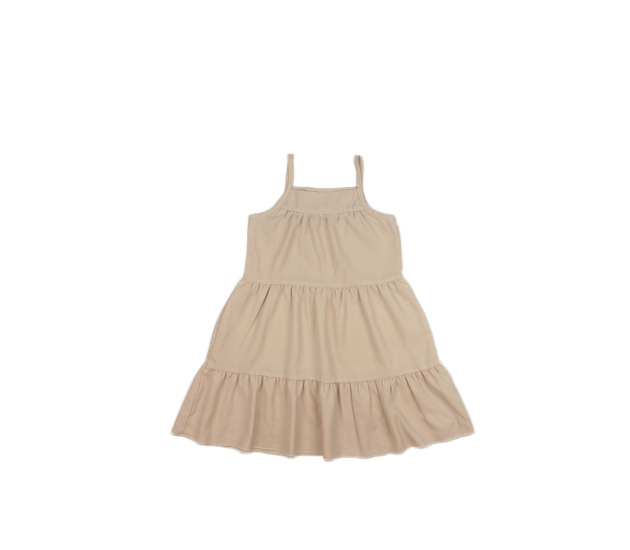 Světle hnědé vzdušné šaty 