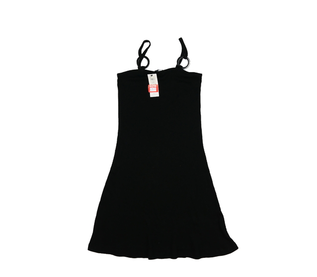 Nové černé žebrované šaty M&Co