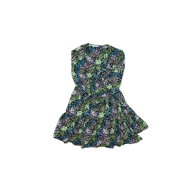 Tmavé květinové šaty M&S