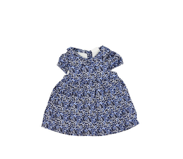 Modré květinové košilové šaty F&F