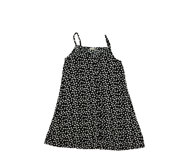 Černé květinové vzdušné šaty F&F