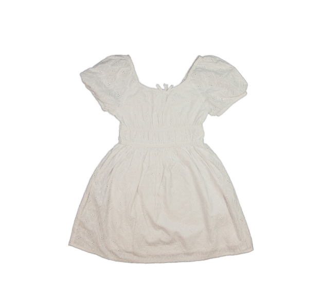 Bílé madeirové šaty Primark 