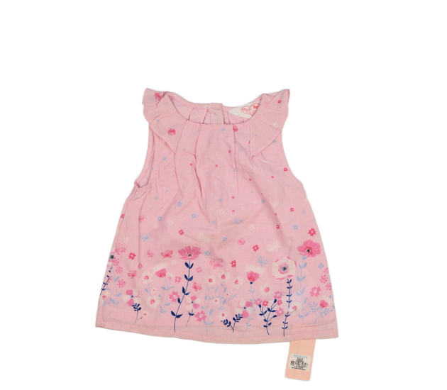 Nové růžové šaty s květinami Primark