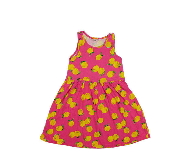 Růžové šaty s citrony H&M