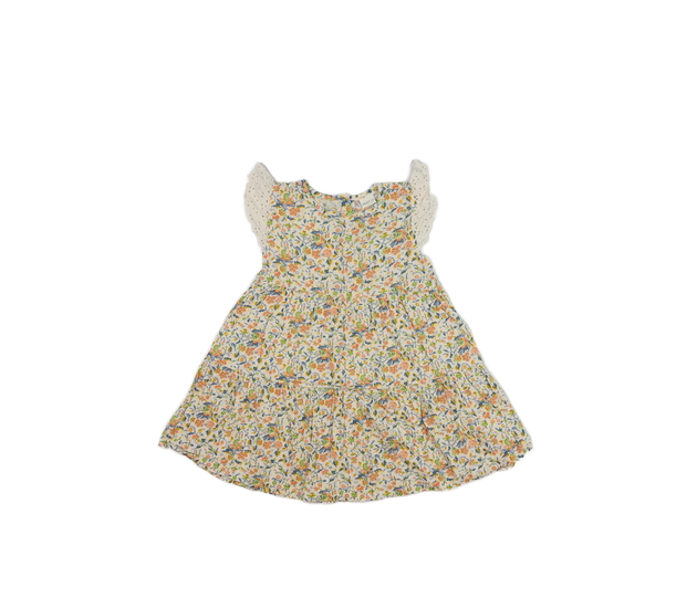 Světlé květinové šaty s volánky Next