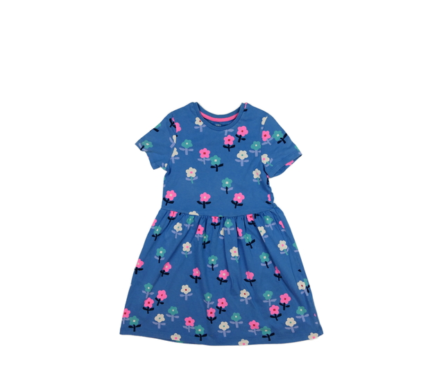 Modré květinové šaty M&S