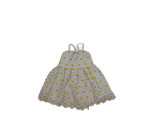 Nové bílo-žluté společenské šaty