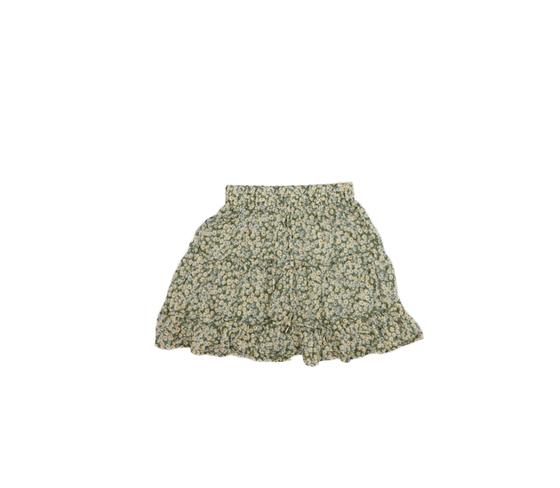 Zelená vzdušná květinová sukně EUR S
