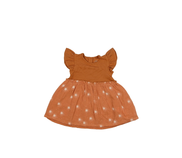 Hnědé šaty se sluníčky Next