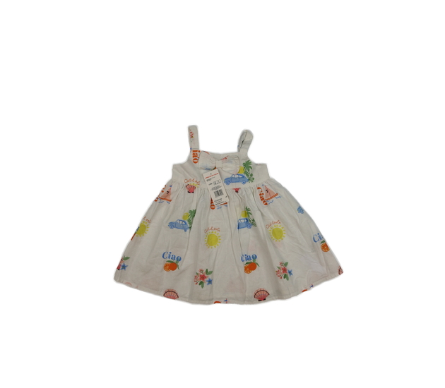 Nové bílé šaty s obrázky F&F