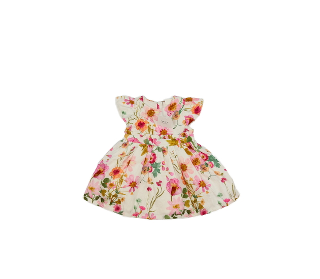 Nové bílé šaty s květinami Next