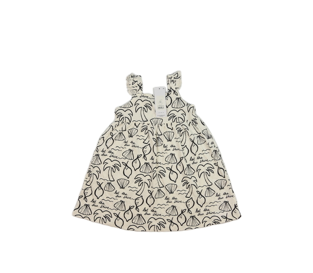 Nové krémové široké šaty s mušlemi George