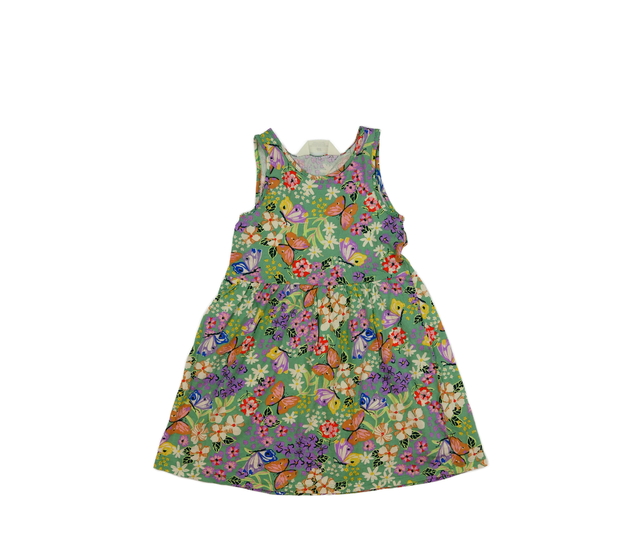 Zelené šaty s květinami H&M