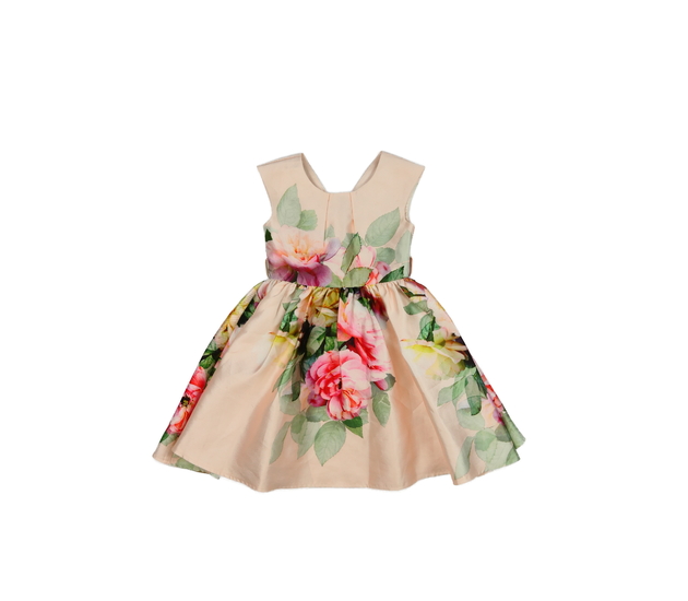 Krásné růžové společenské květinové šaty Monsoon 