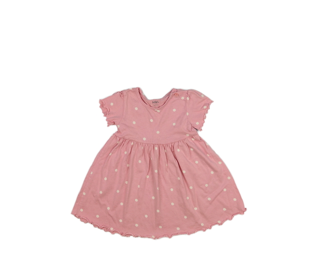 Růžové šaty s kolečky M&S