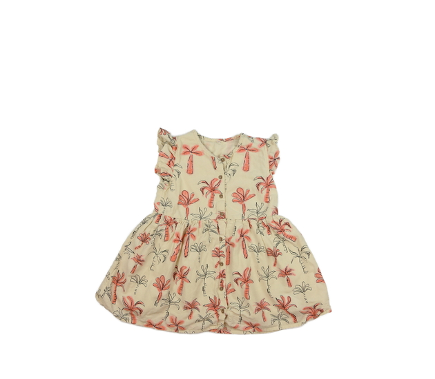 Krémové šaty s palmami George