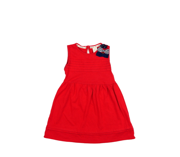 Červené šaty s mašličkami Jasper Conran 