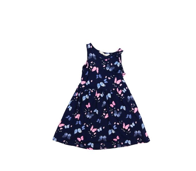 Tmavě modré šaty s motýlky H&M