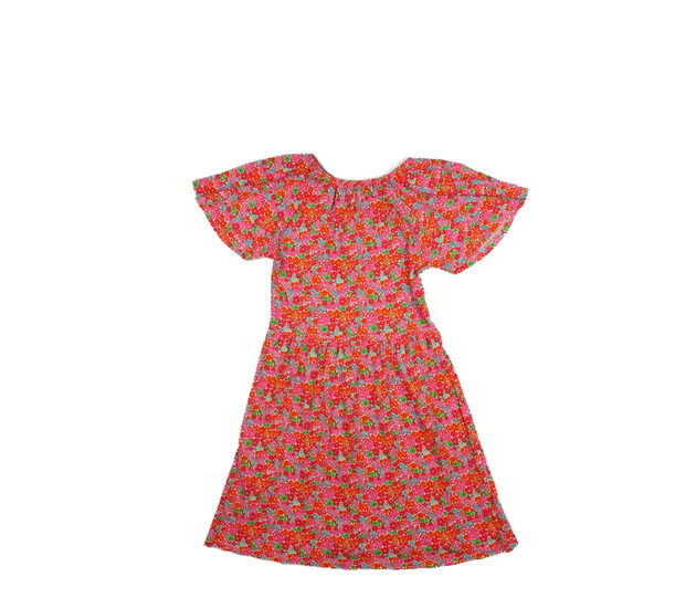 Barevně květinové letní šaty 