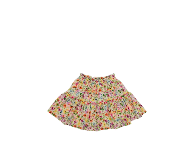 Krémová květinová sukně Next