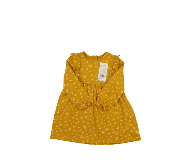Nové žluté květinové šaty s volánky F&F