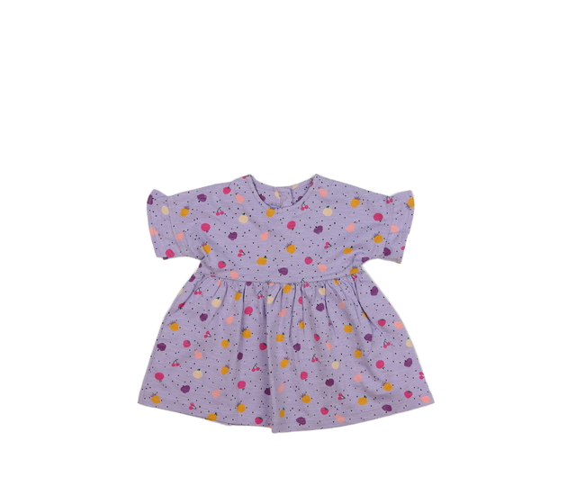 Fialové šaty s ovocem Next